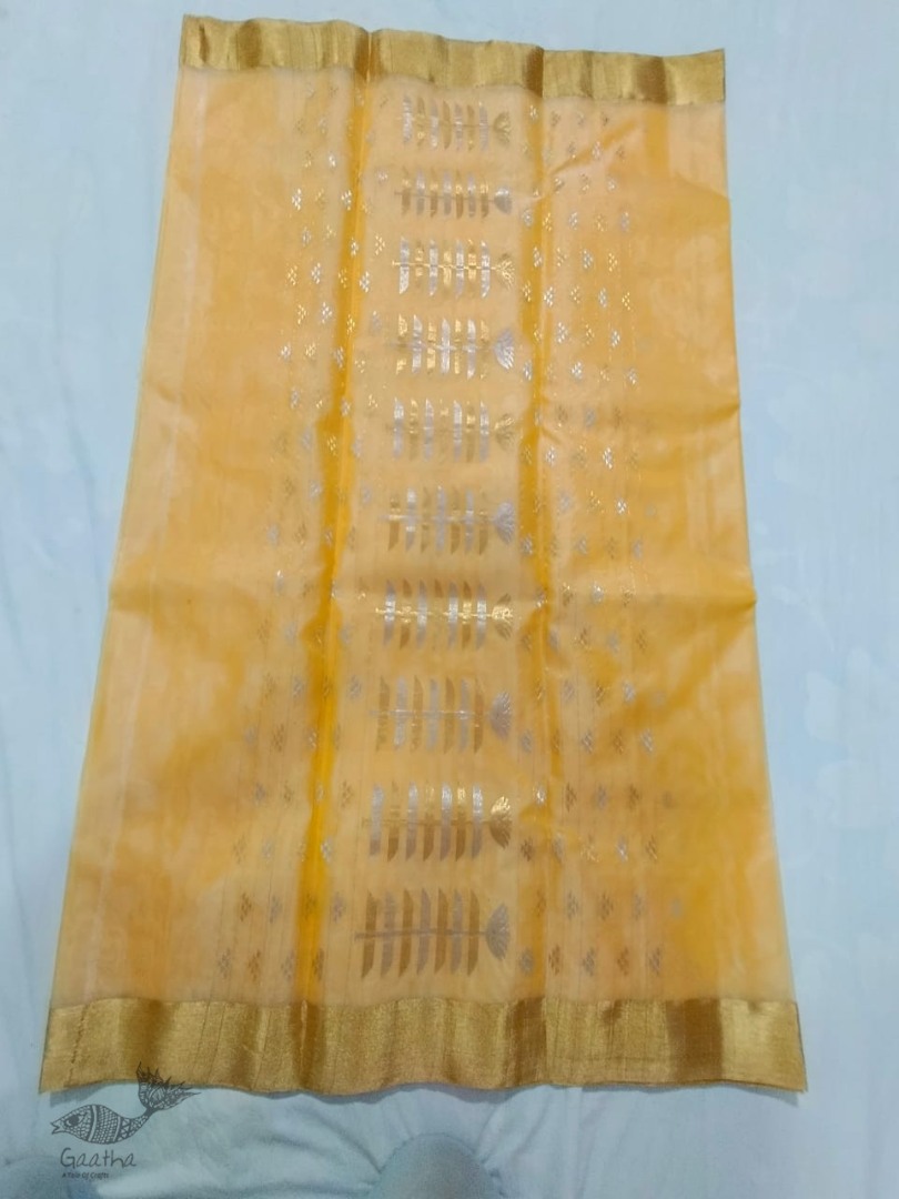 online shop handwoven chandri silk saree