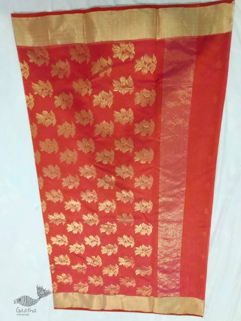 online shop handwoven chandri silk saree