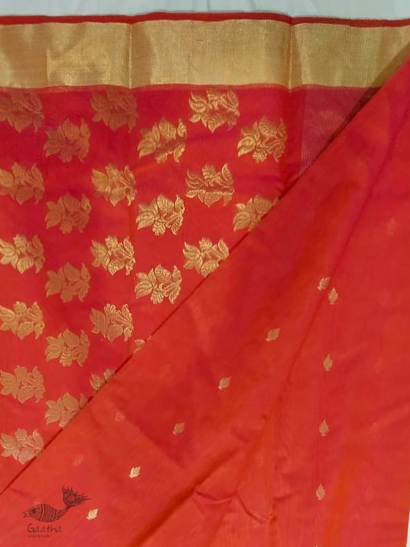 online shop handwoven chandri silk saree