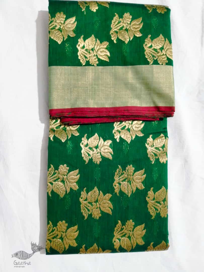 online shop handwoven chandri Silk Full Jaal Saree