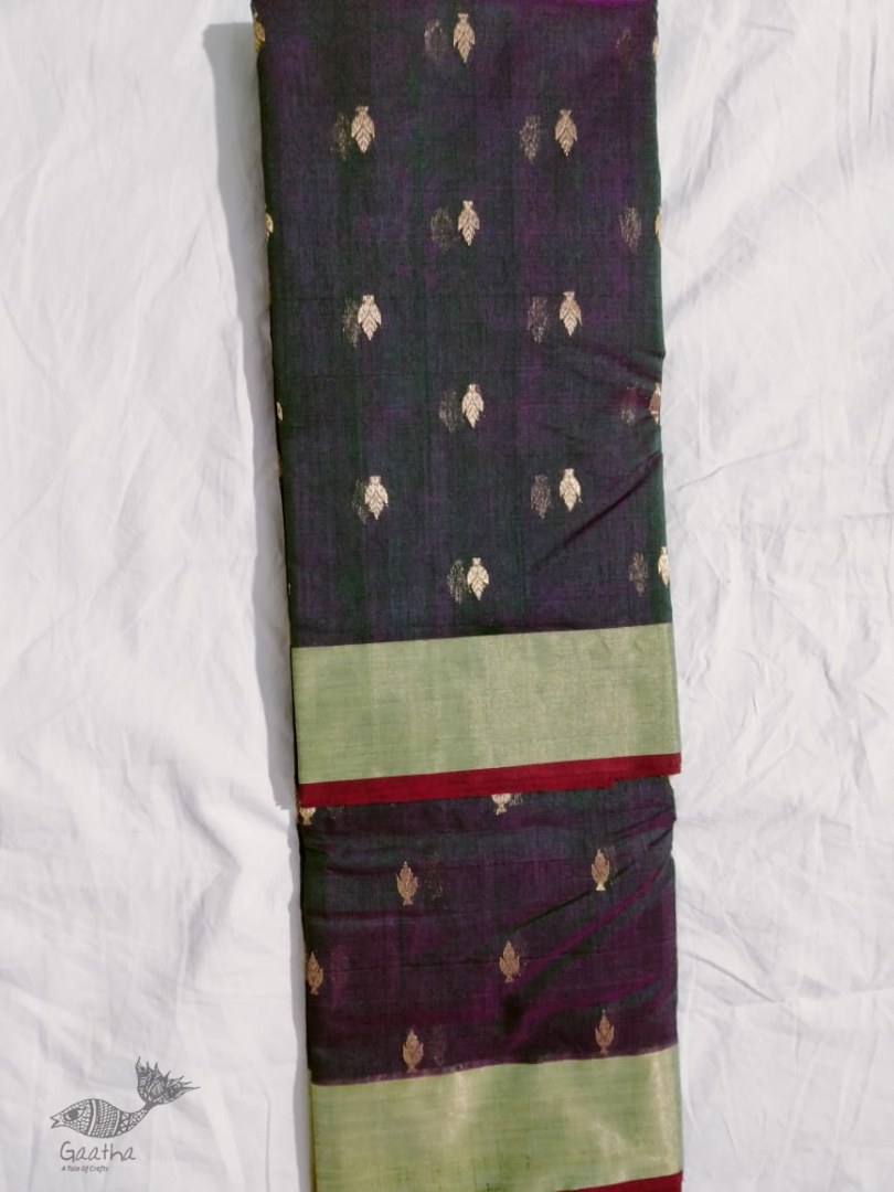 online shop handwoven chandri silk saree