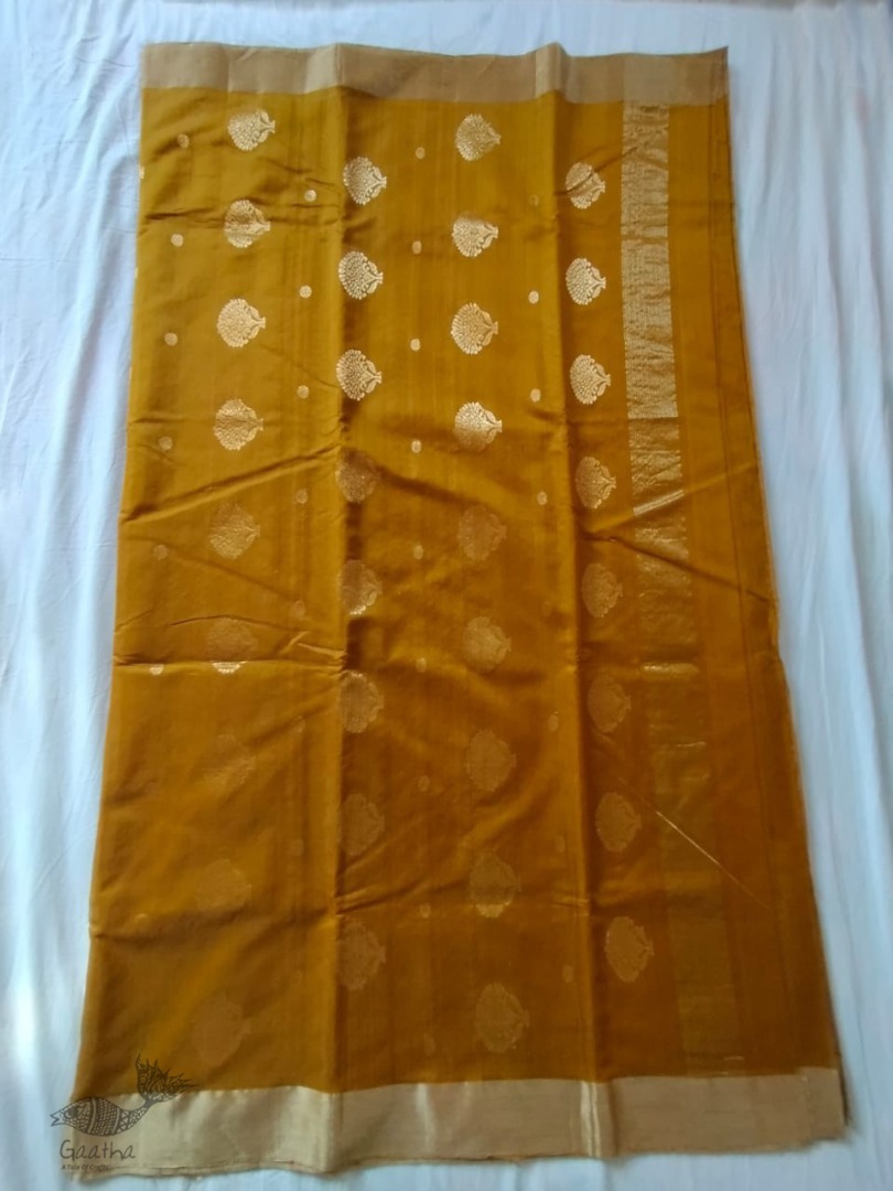 online shop handwoven chandri saree