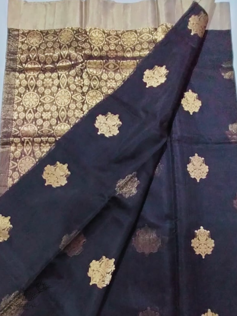 online shop handwoven chandri silk saree