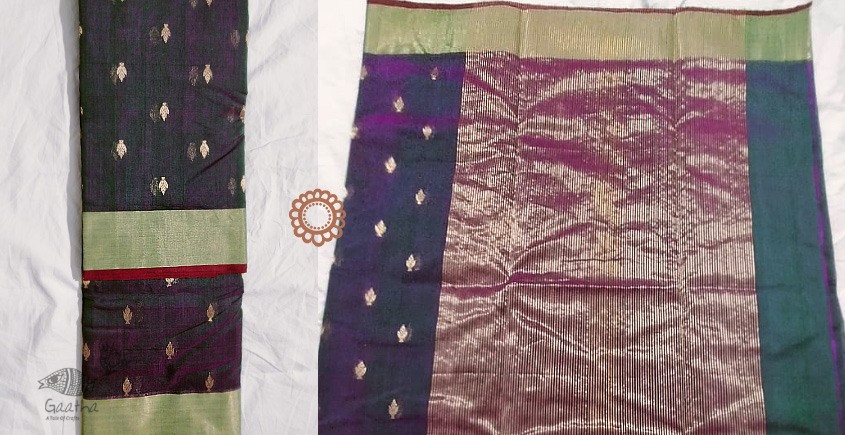 online shop handwoven chandri silk saree