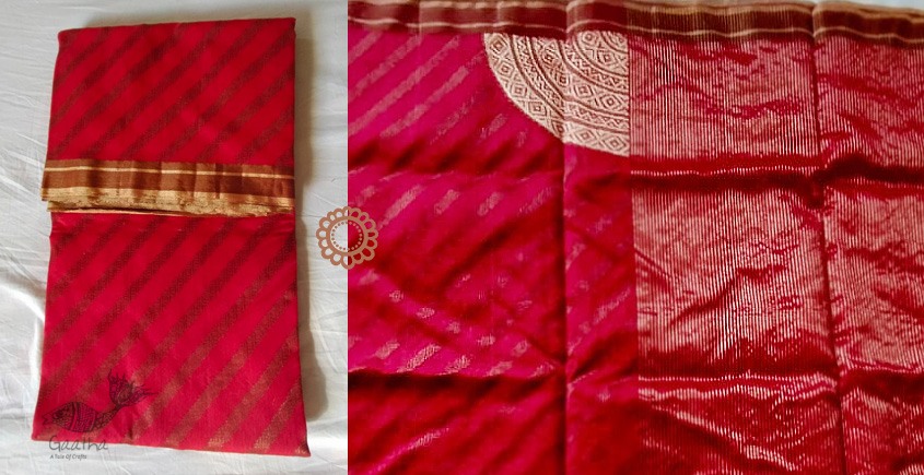 online shop handwoven chandri silk saree