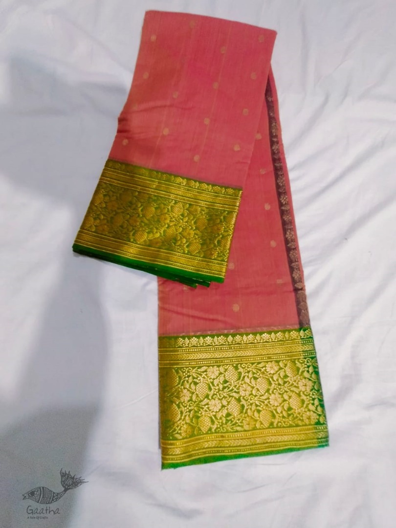 online Handwoven Chanderi Silk Saree 