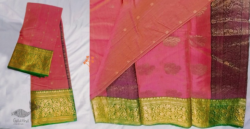 online Handwoven Chanderi Silk Saree 