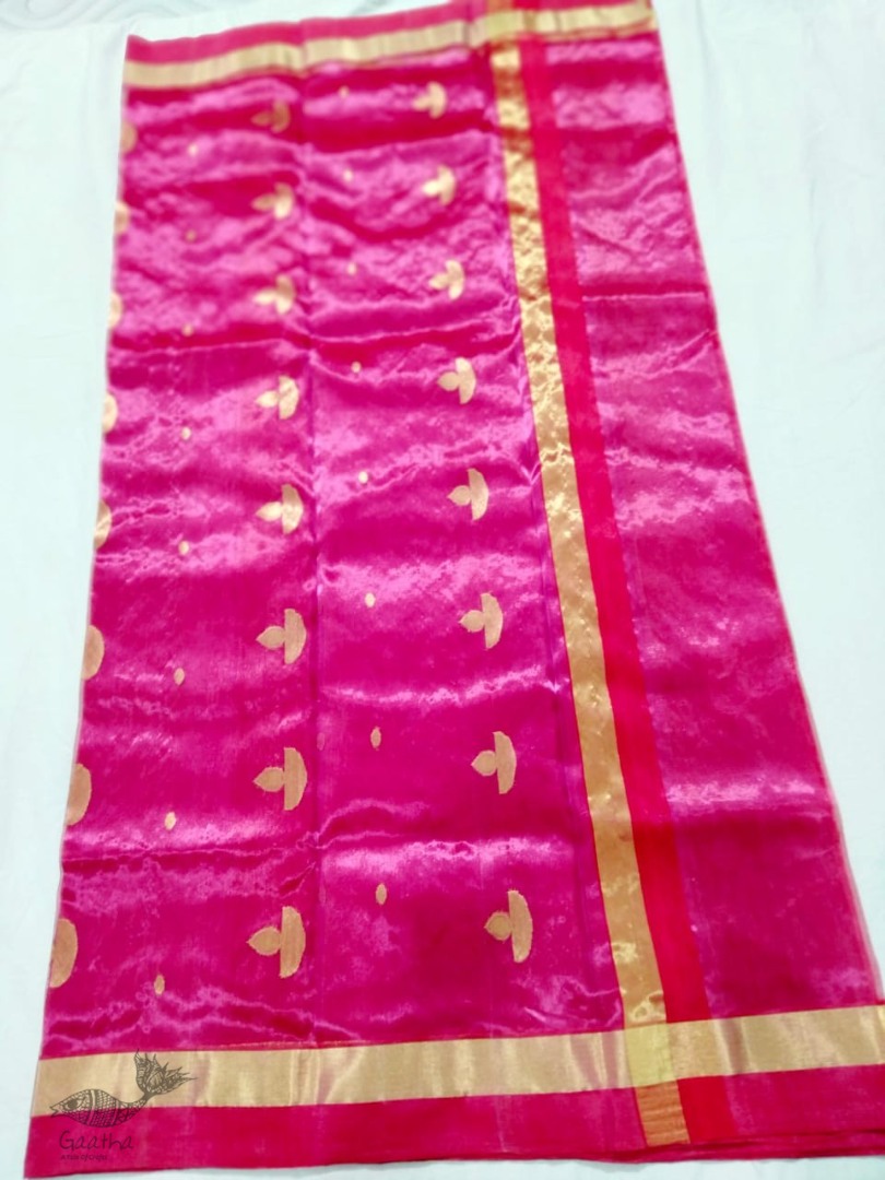 online Chanderi Silk Handwoven Saree -