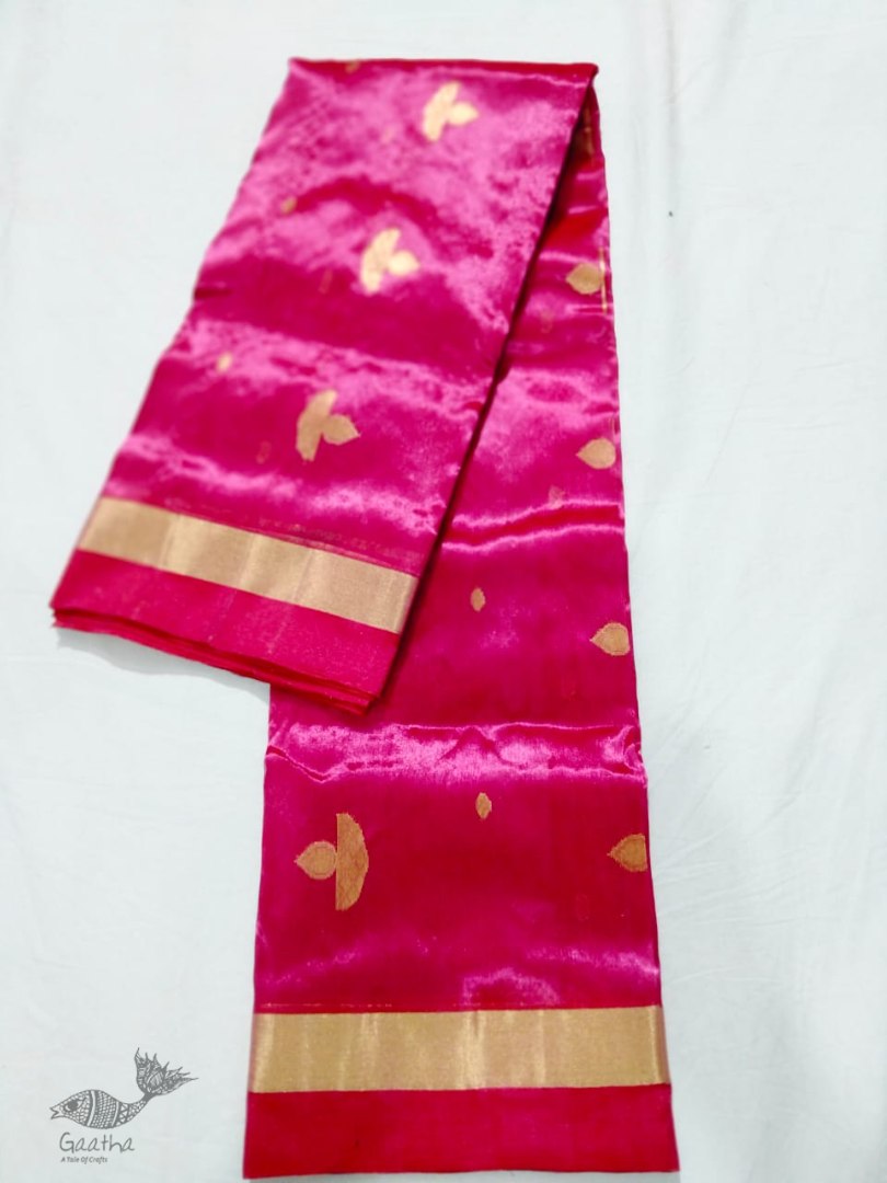 online Chanderi Silk Handwoven Saree -