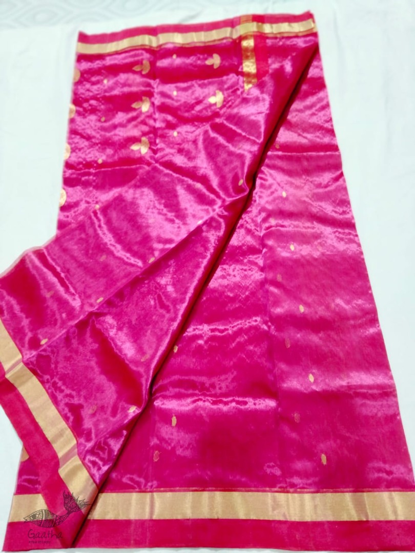 online Chanderi Silk Handwoven Saree -