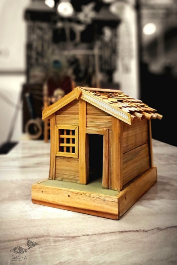 shop Handmade From Bamboo - Miniature Hut House