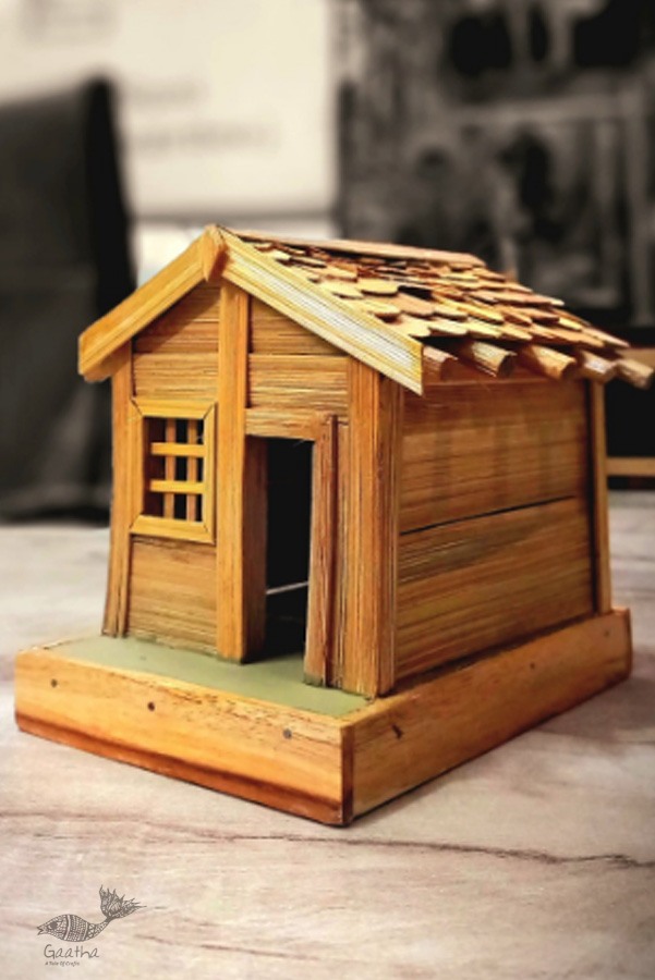 shop Handmade From Bamboo - Miniature Hut House