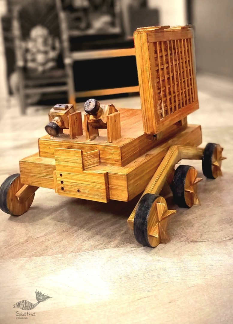 shop Handmade From Bamboo - Miniature Toy (Chandrayan Model