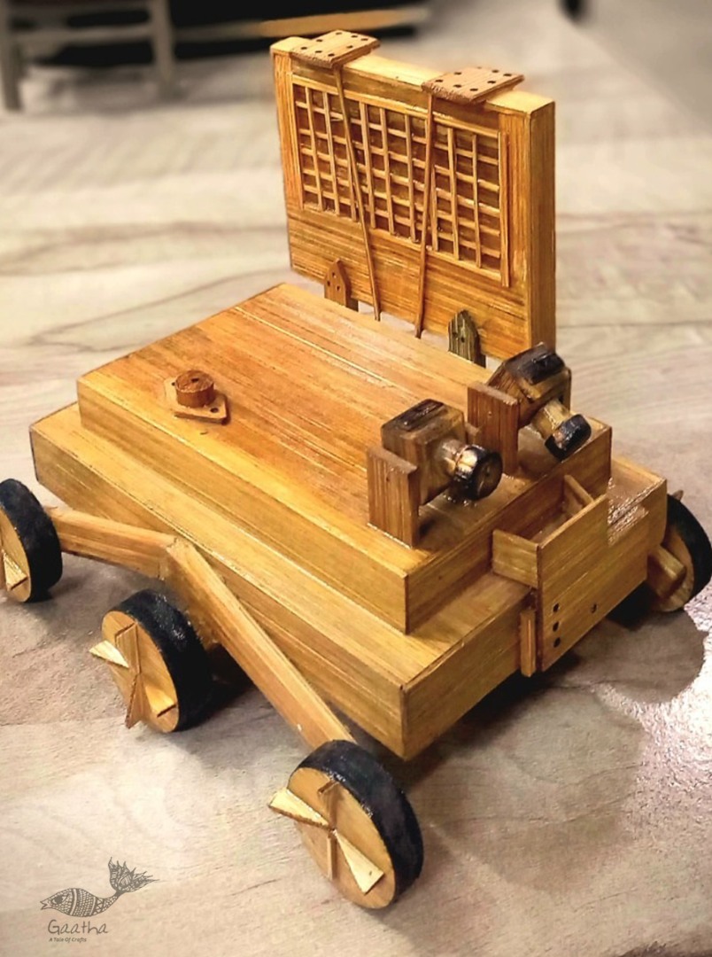 shop Handmade From Bamboo - Miniature Toy (Chandrayan Model