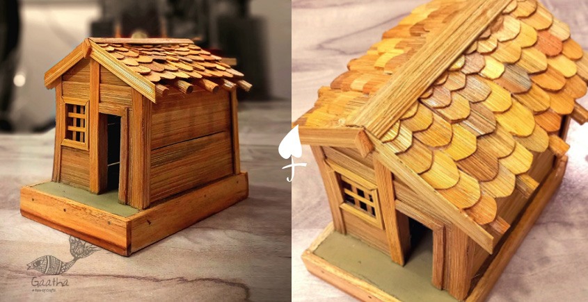 shop Handmade From Bamboo - Miniature Hut House