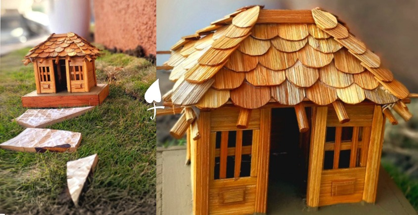 shop Handmade From Bamboo - Miniature Tribal Hut