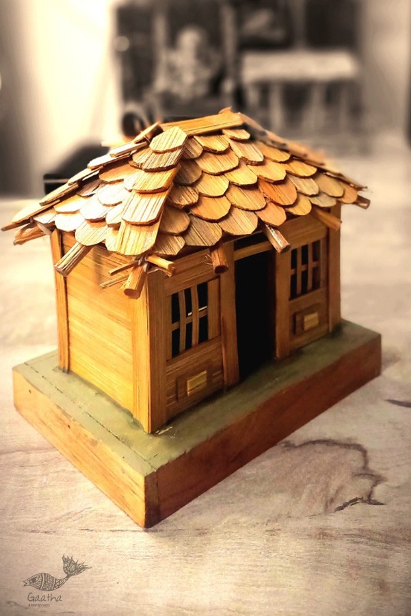 shop Handmade From Bamboo - Miniature Tribal Hut