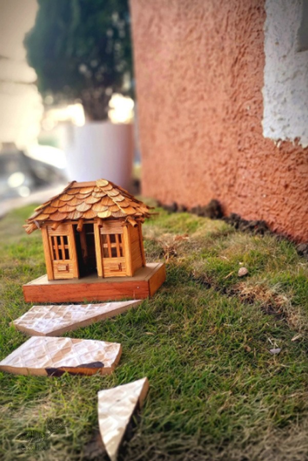 shop Handmade From Bamboo - Miniature Tribal Hut