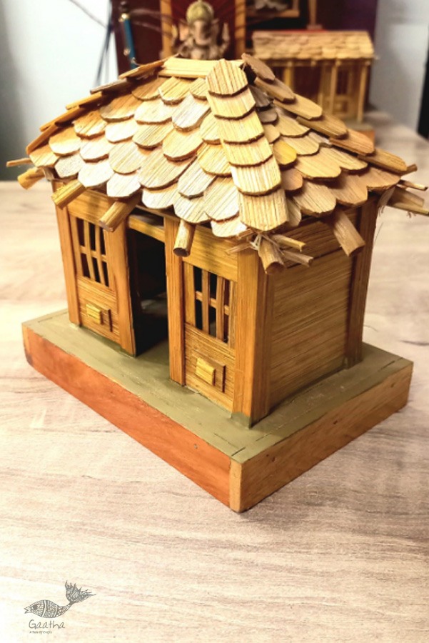 shop Handmade From Bamboo - Miniature Tribal Hut