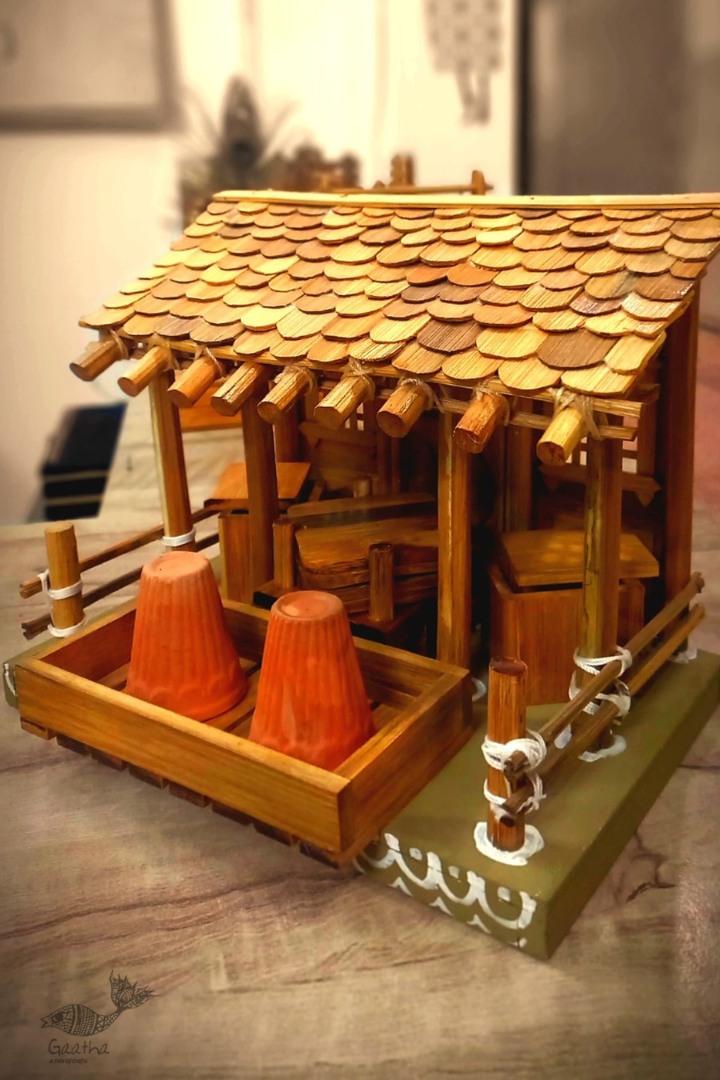 shop Handmade From Bamboo - Tribal House Set