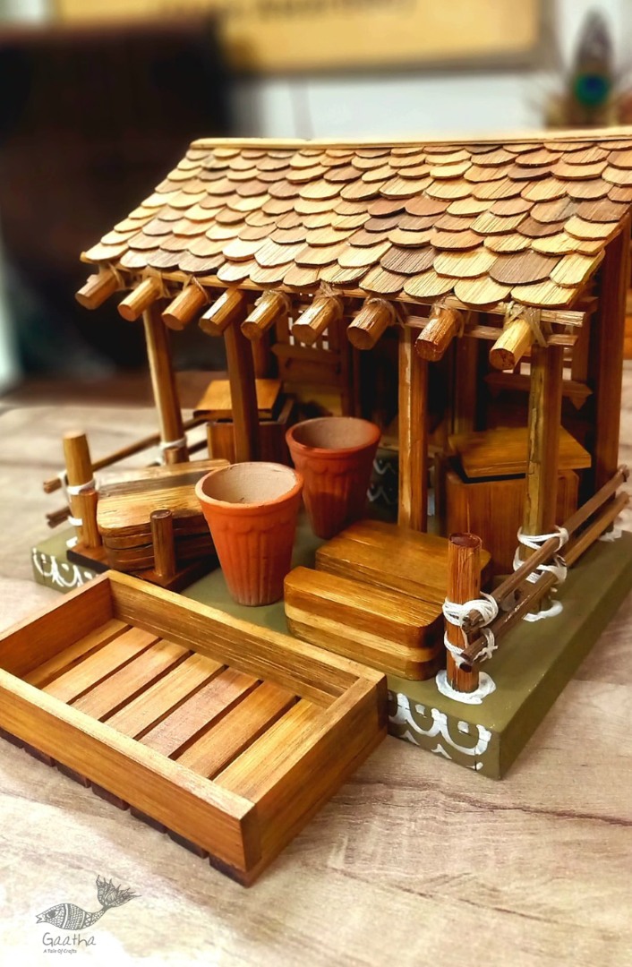 shop Handmade From Bamboo - Tribal House Set