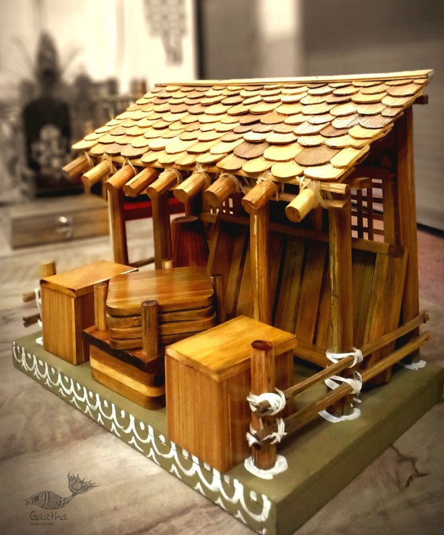 shop Handmade From Bamboo - Tribal House Set