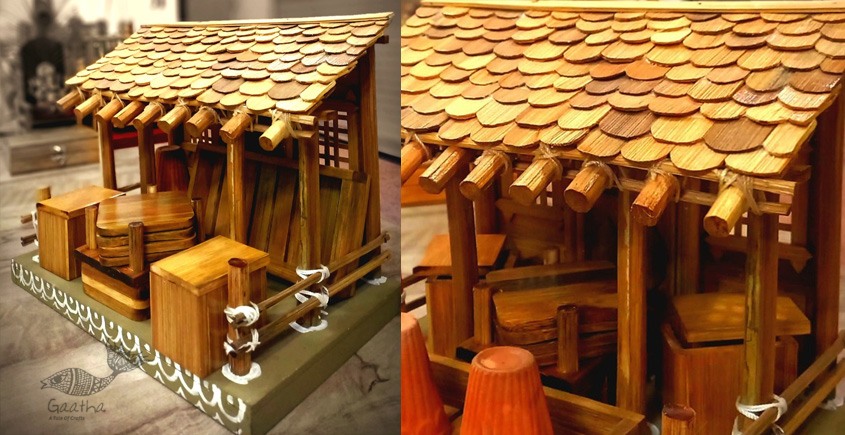 shop Handmade From Bamboo - Tribal House Set