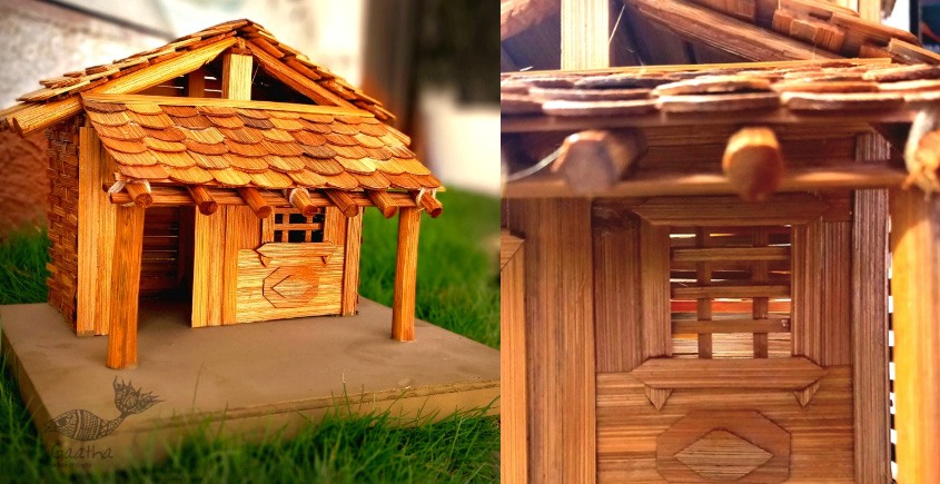 shop Handmade From Bamboo - Bamboo Hut Dual Shed