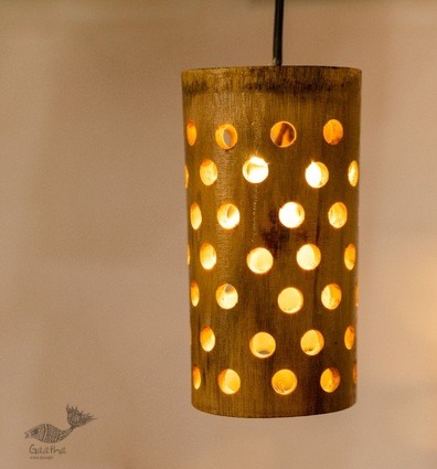 shop handmade bamboo  Hanging light 