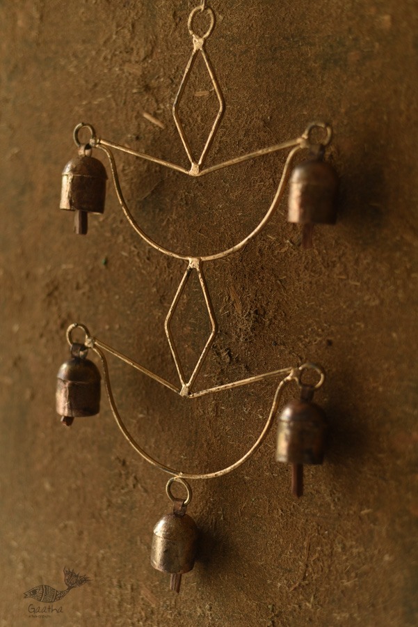 shop Kutch Hanging Metal Bell - Diya