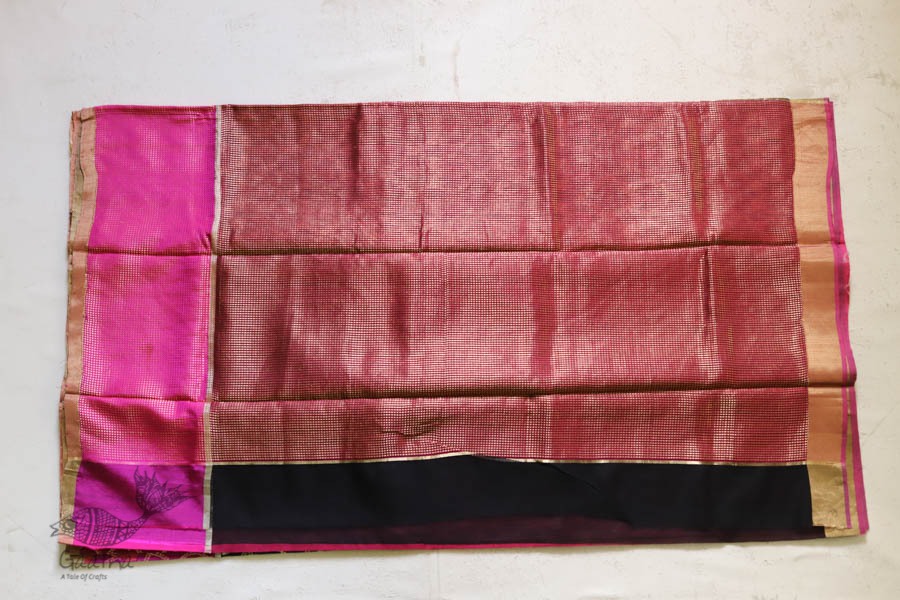 Bodhita ⚛ Handloom Chanderi Zari Full Jaal Saree ⚛ 12
