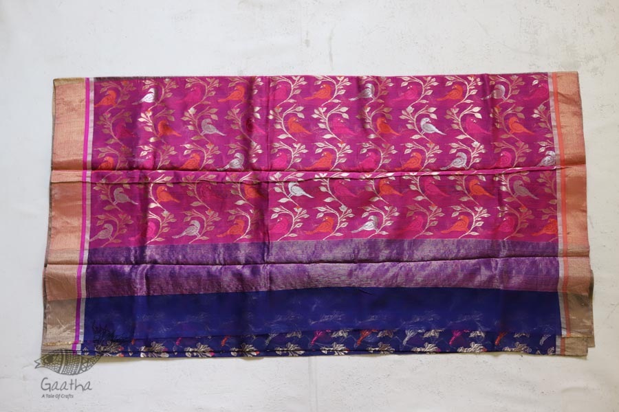 Bodhita ⚛ Handloom Chanderi Zari Full Jaal Saree ⚛ 9