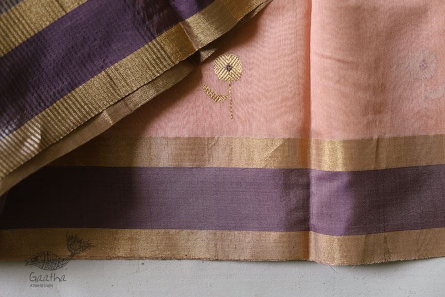 Manjula - Handloom Chanderi Boota Saree - 17