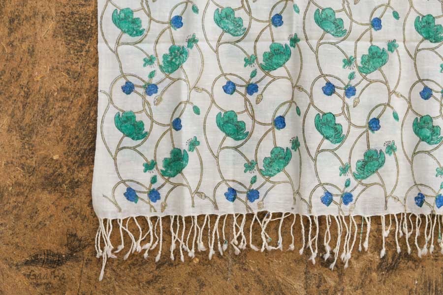 Izhaar | इज़हार ☙ Angora Woolen Printed Stole ☙ 1