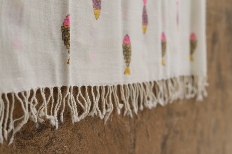 Izhaar | इज़हार ☙ Angora Woolen Printed Stole ☙ 4