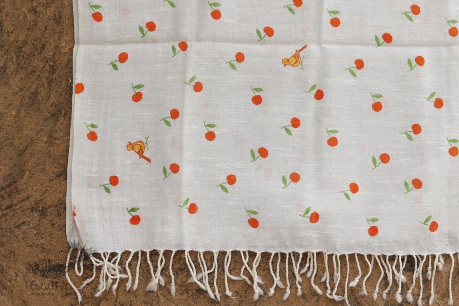 Izhaar | इज़हार ☙ Angora Woolen Printed Stole ☙ 6