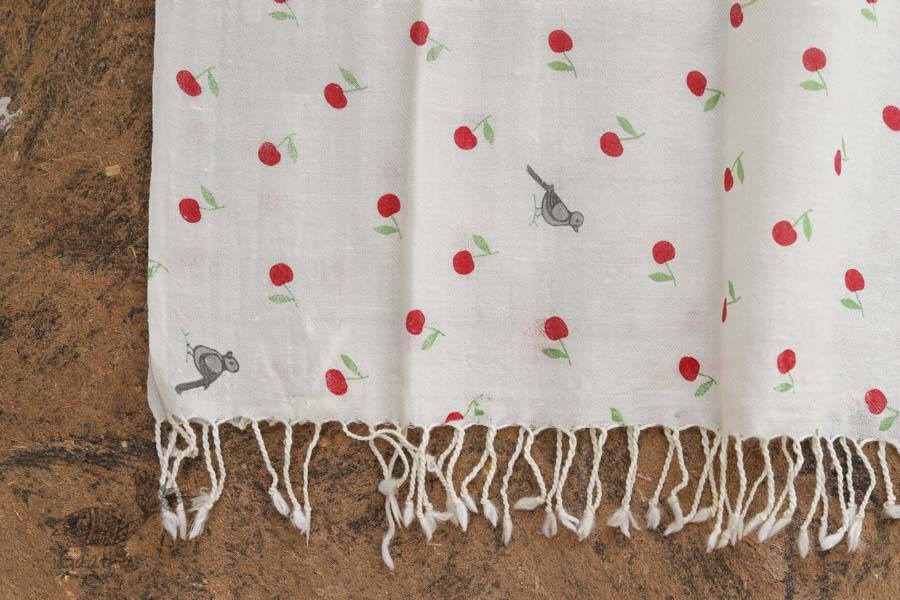Izhaar | इज़हार ☙ Angora Woolen Printed Stole ☙ 7