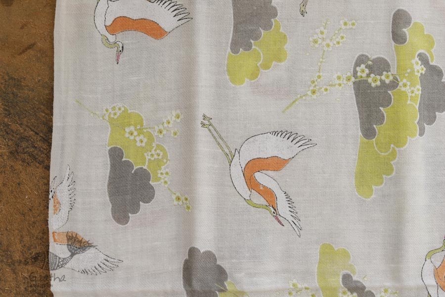 Izhaar | इज़हार ☙ Angora Woolen Printed Stole ☙ 16