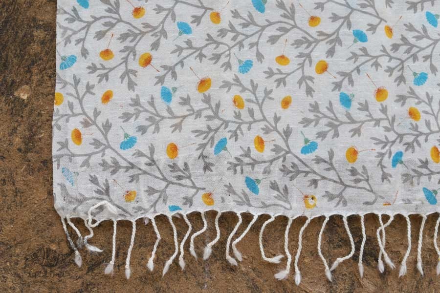Izhaar | इज़हार ☙ Angora Woolen Printed Stole ☙ 24