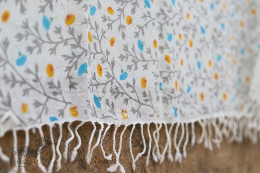 Izhaar | इज़हार ☙ Angora Woolen Printed Stole ☙ 24