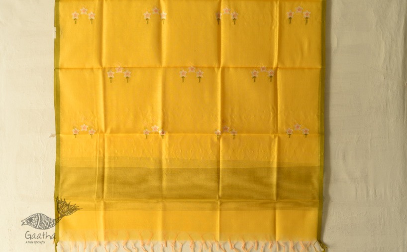 shop Chanderi Woven Boota Dupatta