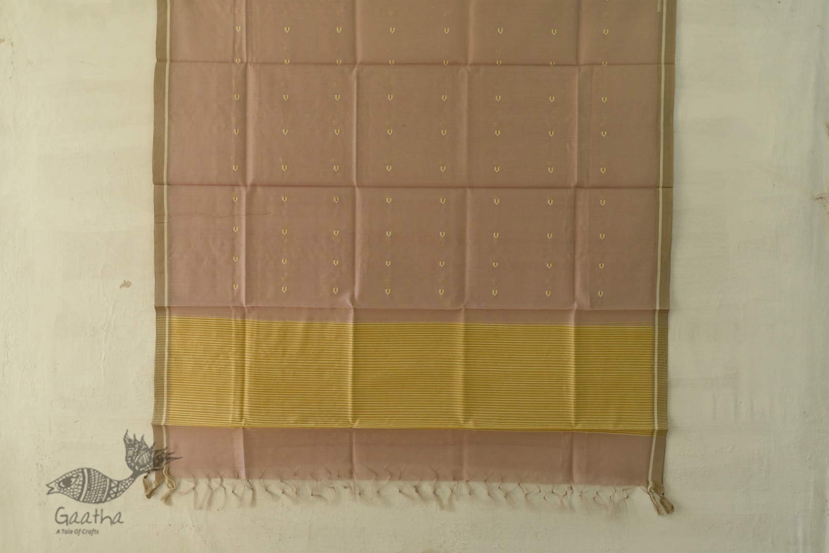 shop Chanderi Woven Boota Dupatta