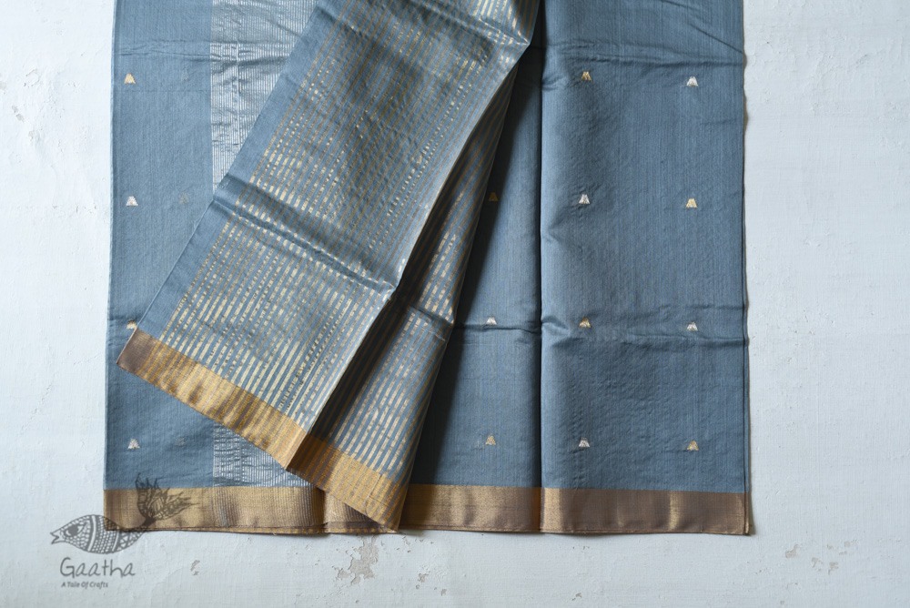 Handloom Chanderi Woven Boota Saree 