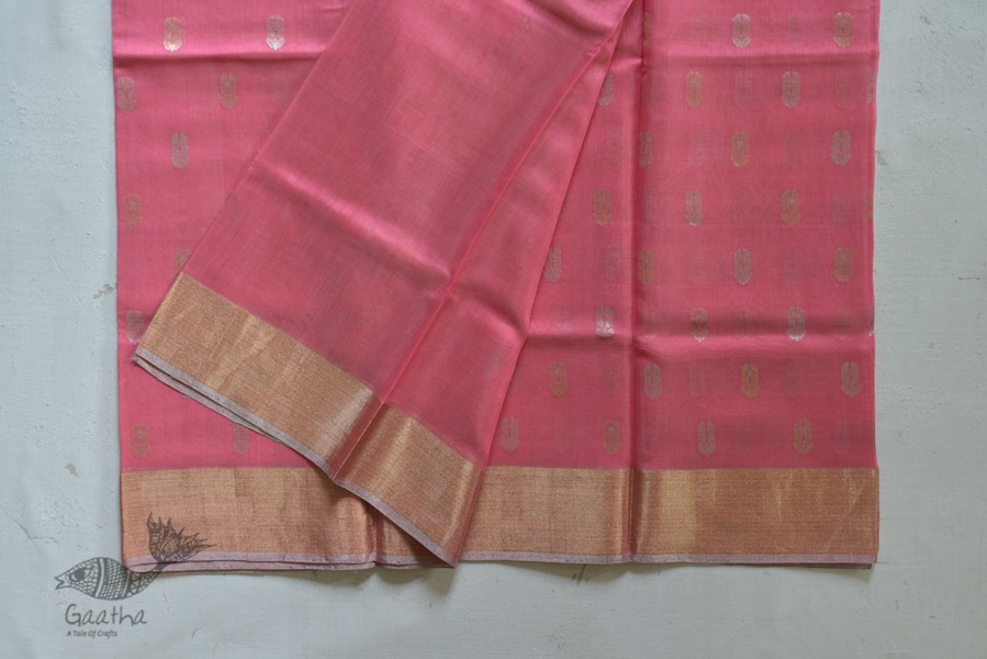 occasional wear zari chanderi sarees