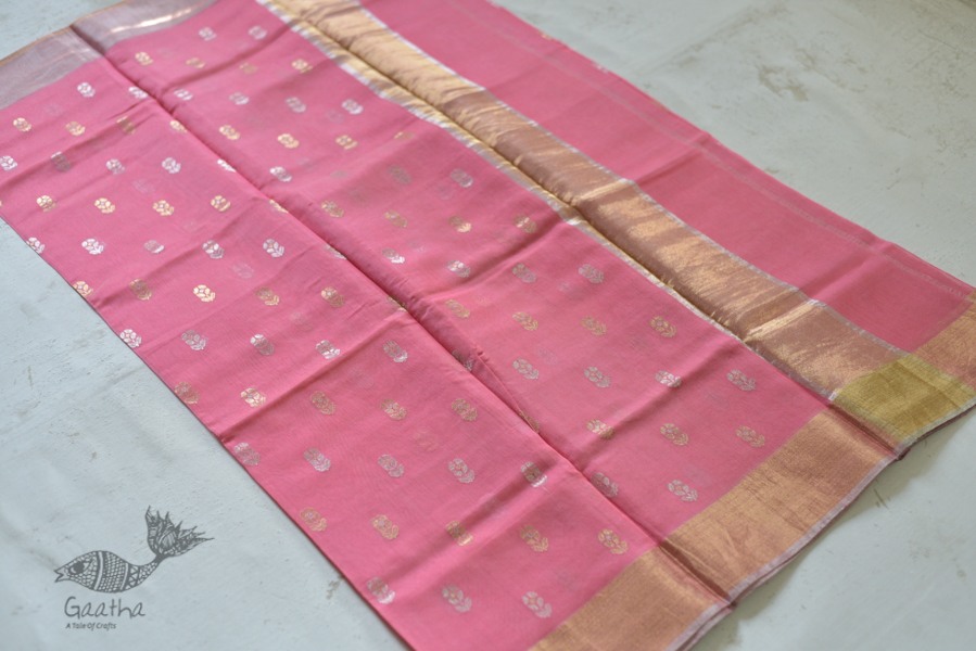 occasional wear zari chanderi sarees