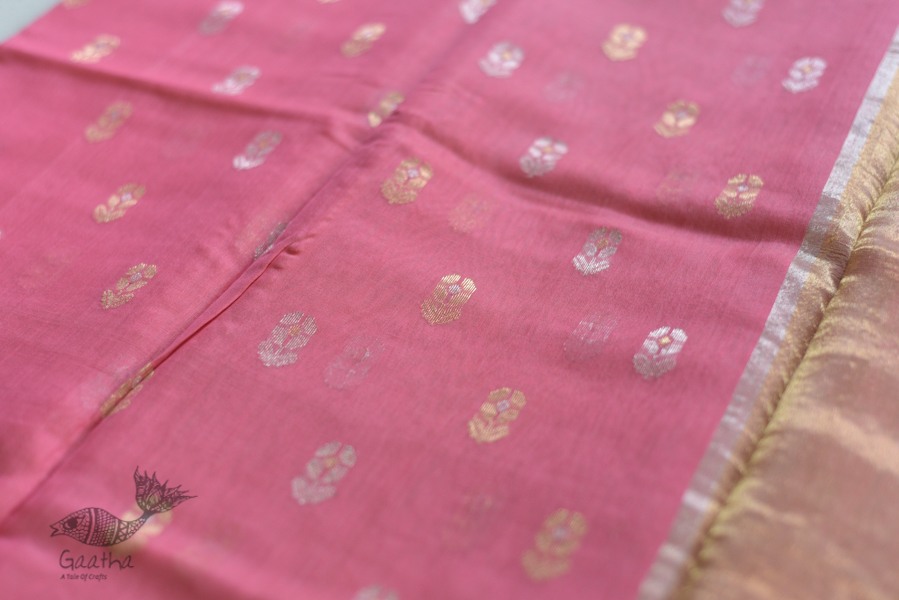 occasional wear zari chanderi sarees