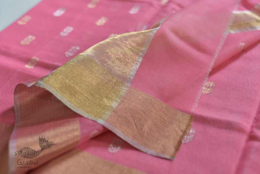 occasional wear zari chanderi sarees