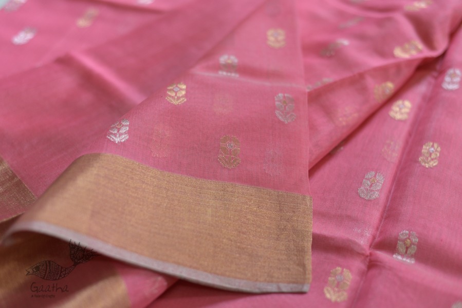 occasional wear zari chanderi sarees