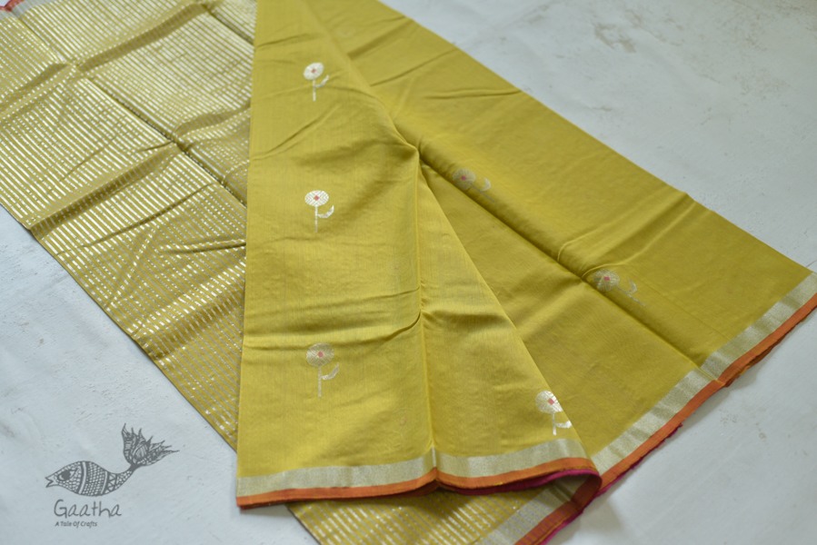 occasional wear zari chanderi sarees