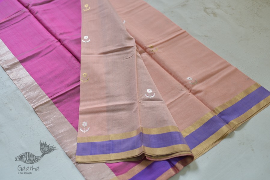 occasional wear zari chanderi sarees